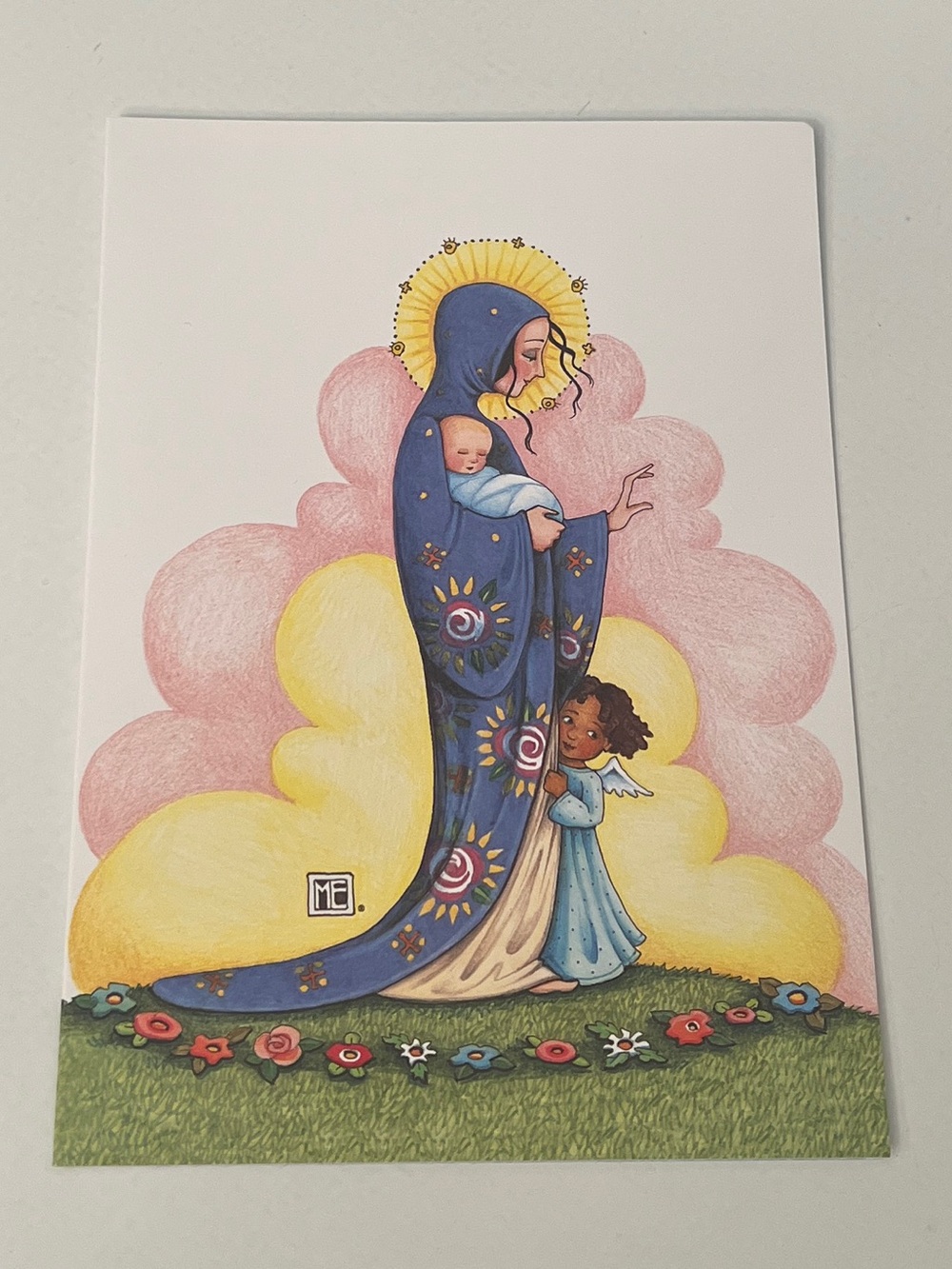 Mary Engelbreit Angel Christmas Cards/Envelopes Set of 8 NEW